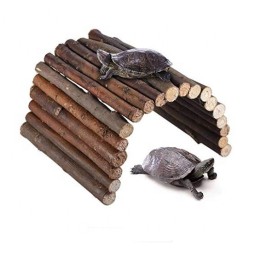 小宠物用品厂家-工厂价仓鼠桥咬胶玩具笼木梯