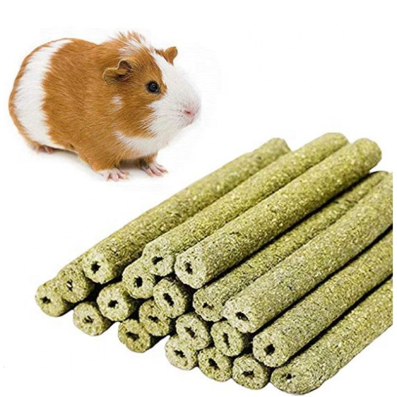 宠物零食厂家-工厂价批发蒂莫西草条几内亚猪龙猫