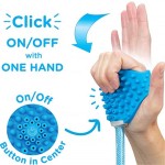 宠物淋浴喷头厂家-洗澡工具淋浴擦洗一体花园软管兼容