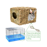 兔屋厂家-草屋兔小屋天然草编织可折叠玩耍藏身处