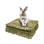 小动物咬胶厂家-草垫兔兔子咬胶编织床垫几内亚