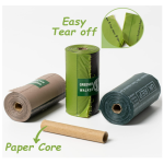 狗废物袋厂家-540只装加厚强固100%防漏绿色