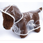 宠物雨衣厂家-批发透明大中号犬萨摩耶泰迪比熊XL