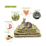 宠物床垫厂家-草垫编织床垫小动物天然草垫料