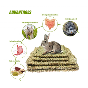 宠物床垫厂家-草垫编织床垫小动物天然草垫料