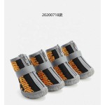 防水狗靴厂家-荧光橙可调带 rugged防滑底