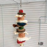 鹦鹉玩具厂家-批发大鸟啃咬玩具天然木块撕裂啃咬