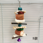 鹦鹉玩具厂家-批发大鸟啃咬玩具天然木块撕裂啃咬