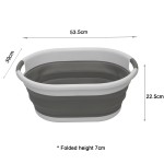 Folding Wash Basin Manufacturer - 10L Portable Wheat Straw PP
