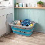 塑料洗衣篮厂家-矩形大号儿童可折叠