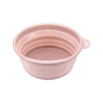 折叠蔬菜盆供应商-糖果色硅胶便携