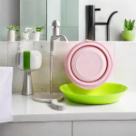 露营洗脸盆厂家-圆形可折叠耐用塑料