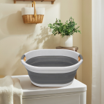 Folding Wash Basin Manufacturer - 10L Portable Wheat Straw PP