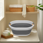 Folding Wash Basin Manufacturer - 10L Portable Wheat Straw PP