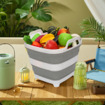 厨房水槽盆厂家-10L PP多功能可折叠