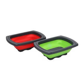Oval Drain Basket Manufacturer - Small Silicone Folding Adjustable
