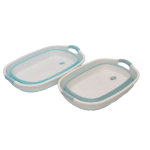 折叠洗衣篮供应商-彩色便携塑料设计