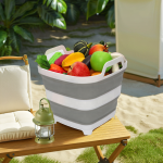 厨房水槽盆厂家-10L PP多功能可折叠