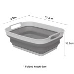 厨房水槽盆供应商-9L多功能折叠带排水