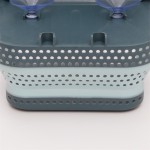 蔬菜洗涤篮厂家-长柄圆形折叠