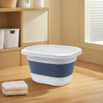 洗衣篮供应商-省空间防水带手柄