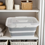 折叠洗衣篮厂家-40L可折叠玩具存储盒