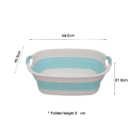 折叠洗衣篮供应商-彩色便携塑料设计