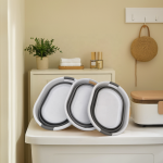 Folding Wash Basin Manufacturer - 10L Portable Wheat Straw PP