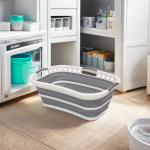 Collapsible Storage Basket Supplier - 24L Household Laundry Organizer