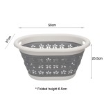 可折叠洗衣篮厂家-镂空可折叠存储