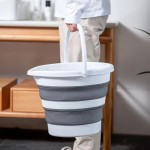 可折叠硅胶桶供应商-户外花园露营用