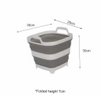 厨房水槽盆厂家-10L PP多功能可折叠