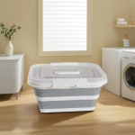 折叠洗衣篮厂家-40L可折叠玩具存储盒