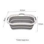 Collapsible Storage Basket Supplier - 24L Household Laundry Organizer