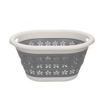 可折叠洗衣篮厂家-镂空可折叠存储