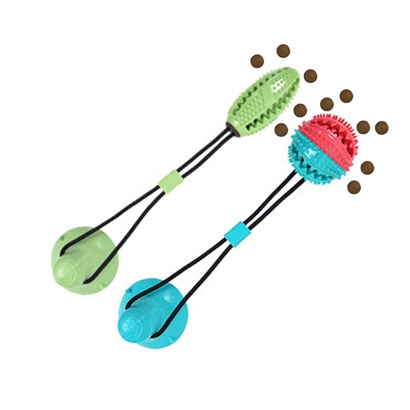 狗零食球厂家-互动橡胶咬胶带吸盘