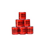 鸽子环厂家-个性化耐用铝塑赛鸽归巢环