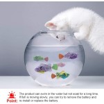 机器鱼玩具厂家-定制互动LED灯游泳浴塑料鱼