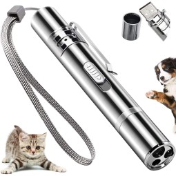 宠物激光玩具厂家-3合1可充电多功能LED激光笔