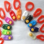 狗训练响片厂家-大按钮带腕带训练用