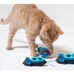 猫喂食玩具厂家-老鼠互动食物自动狩猎喂食玩具