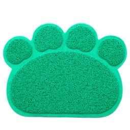 宠物餐垫厂家-爪印浮雕PVC晚餐垫狗猫用