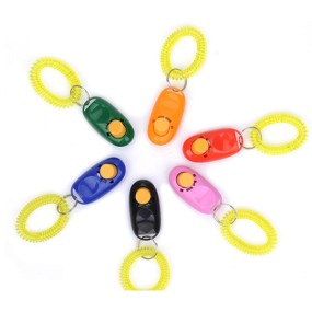 Dog Training Clicker Supplier - Big Button with Wrist Band for Training