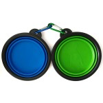 可折叠狗碗厂家-旅行硅胶便携食物碗