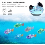 机器鱼玩具厂家-定制互动LED灯游泳浴塑料鱼