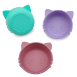 宠物喂食碗厂家-新款批发定制logo硅胶食物碗
