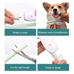 LED狗项圈厂家-防水可裁剪USB充电硅胶发光