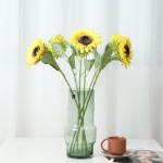 人造向日葵厂家-高品质多色向日葵人造花