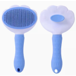 宠物美容刷厂家-自清洁去毛梳带释放按钮掉毛管理