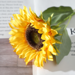人造向日葵厂家-高品质多色向日葵人造花